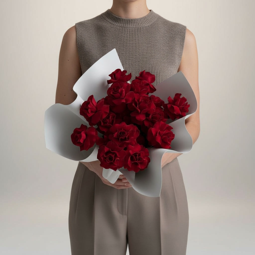 ช่อกุหลาบสด ห่อพิเศษ