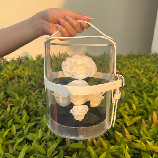 ดอกกุหลาบอมตะ โดมกระเป๋า